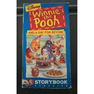 Disney Winnie the Pooh And a Day for Eeyore‎ Storybook Classics VHS Video Tape